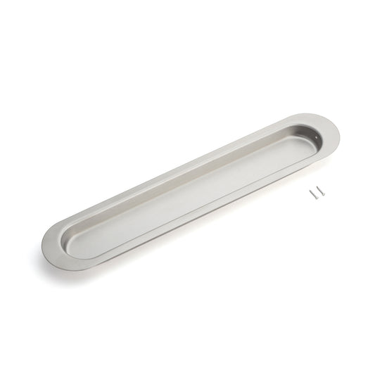 Coque de poignée ovale exclusive en acier inoxydable SUS304, 250 mm (9,9″) HN-250SH. Poignée ovale en acier inoxydable V2A, finition satinée mate, pour tiroirs, armoires, environnements humides, bateaux, yachts, caravanes par Sugatsune / LAMP® (Japon)