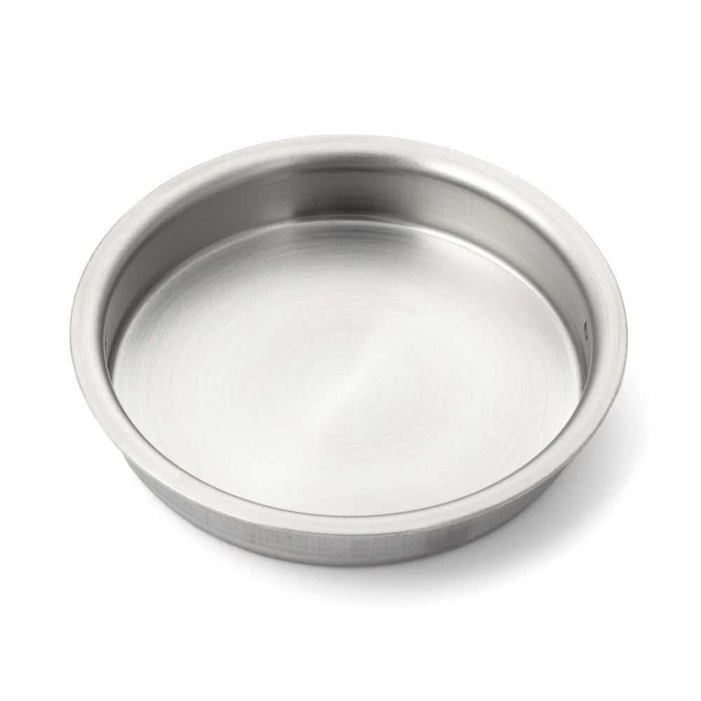 Coque de poignée ronde exclusive en acier inoxydable SUS304, 60 mm (2,4″) SMH-60. Poignée ronde en acier inoxydable V2A, finition satinée mate, pour tiroirs, armoires, environnements humides, bateaux, yachts, caravanes par Sugatsune / LAMP® (Japon)