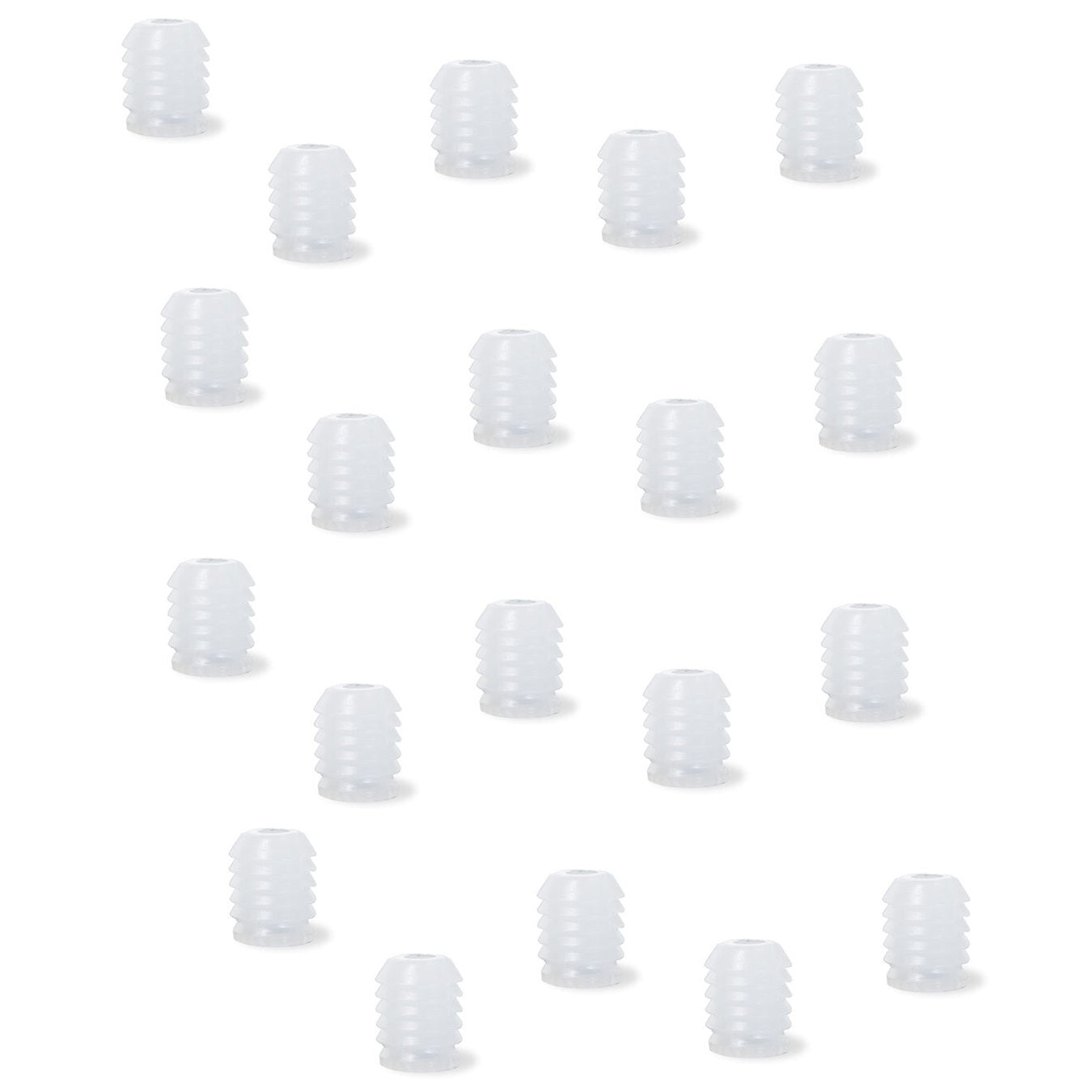 20 inserts filetés de haute qualité avec filetage intérieur M4, en nylon (PA), 11 mm (7/16″), 9047420 pour pièces en bois, raccords de meubles, boîtiers électroniques