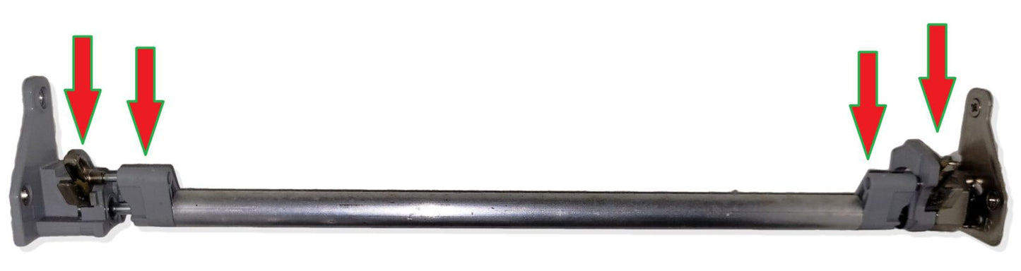 Kit de verrouillage (gauche et droite) pour les rails de guidage GRASS DWD-XP Tipmatic Plus