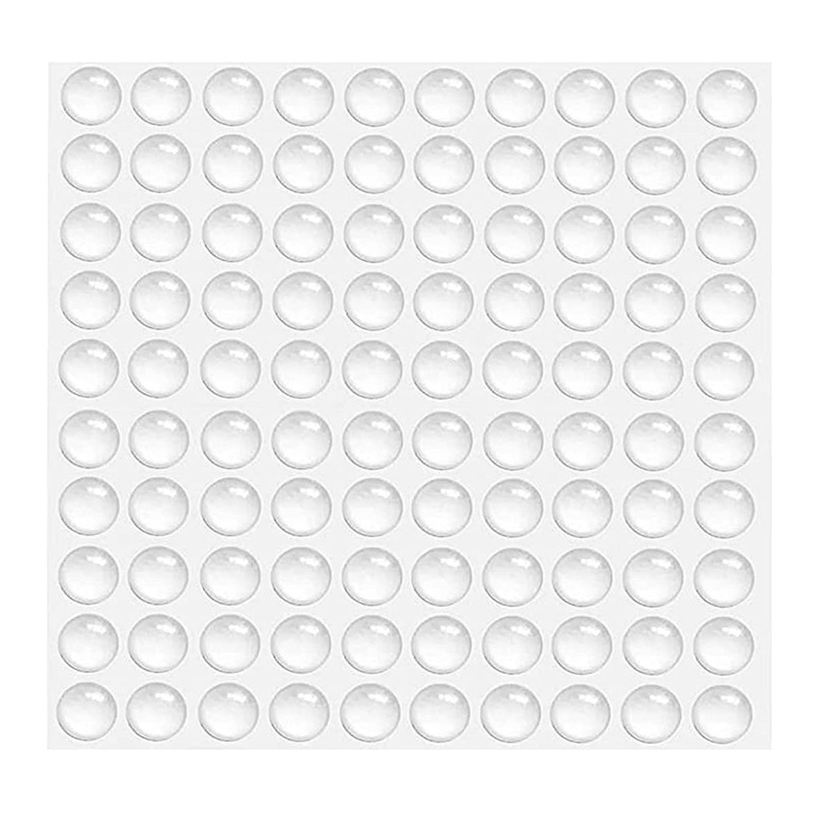 Butée en caoutchouc, butée élastique transparente, 7 x 1,5 mm, 3005920. Protection en silicone autocollante pour portes, armoires, tiroirs, claviers et vitres, par EMUCA.