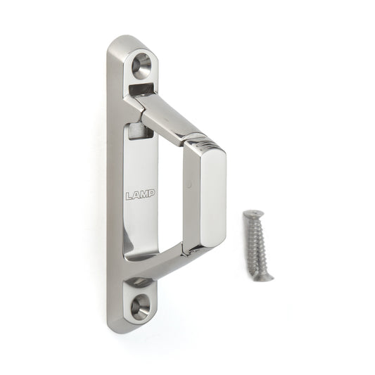 Hochwertiger Haken mit Sicherungsklappe aus Edelstahl SUS316, EN-E107. Seilhaken mit Sicherheitssperre aus V4A für Schiffbau, Außenbereich, feuchte Umgebung, raue Umgebung und viel mehr, von Sugatsune / LAMP® (Japan)