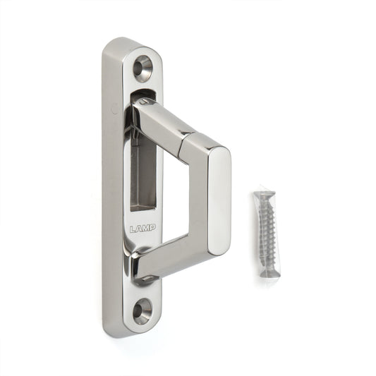 Hochwertiger Haken mit Sicherungsklappe aus Edelstahl SUS316, EN-K120. Seilhaken mit Sicherheitssperre aus V4A für Schiffbau, Außenbereich, feuchte Umgebung, raue Umgebung und viel mehr, von Sugatsune / LAMP® (Japan)