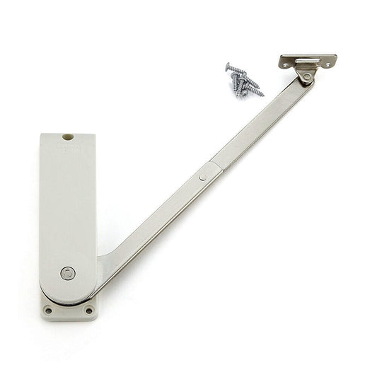 hochwertiger Klappenhalter, HDS-30KR-WT, von Sugatsune, weiß, Ausführung: rechts. Produktbild
