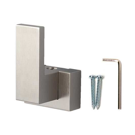 Hochwertiger Kleiderhaken, für Wandmontage, Tragkraft: 10 kg, Oberfläche: Edelstahl Look, PXB-UM05-101-ST. Designhaken für Garderobe, Wohnzimmer, Hotel, Restaurant und viel mehr, von Sugatsune / LAMP® (Japan)