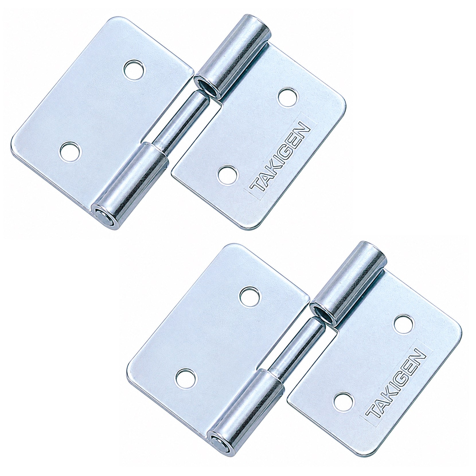 2 Stück kompaktes Aushebescharnier, B-56-R, Höhe: 35 mm, von TAKIGEN, Tragkraft: 2 kg (5 lbs), Ausführung: rechts. Produktbild
