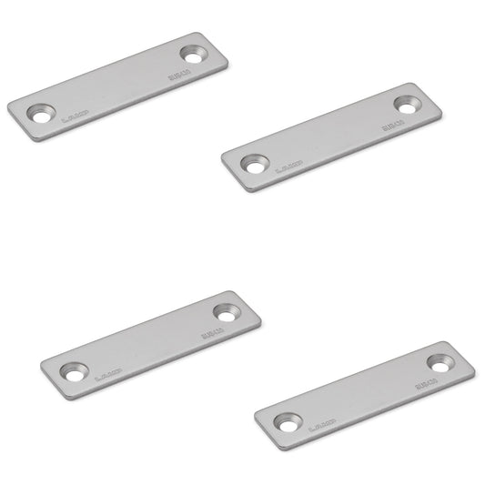 4 Stück Korrosionsbeständige Magnet-Gegenplatte, AS-68, 68 mm (2-43/64″), von Sugatsune. Produktbild