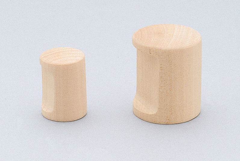 Poignée de meuble de haute qualité en bois massif, surface : naturelle, 16 mm (0,7″) SMRB16. Poignée en bois naturel pour tiroirs, portes de meubles, armoires de cuisine et bien plus encore, par Sugatsune / LAMP® (Japon)