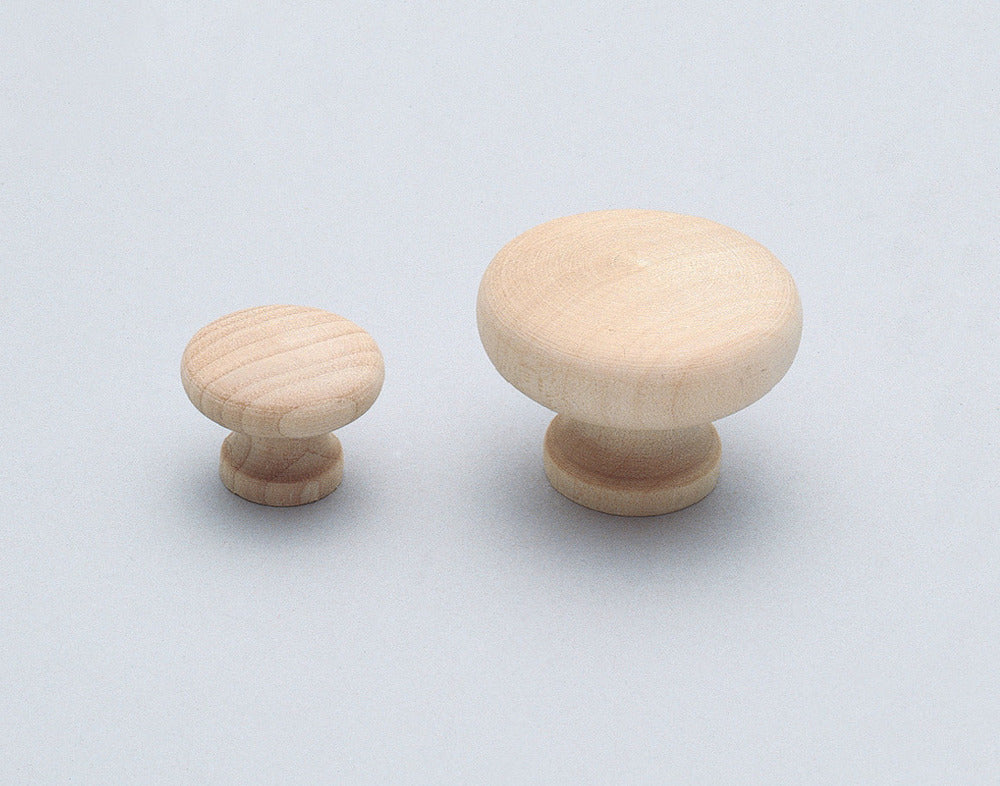 Poignée de meuble de haute qualité en bois massif, surface : naturelle, 24,5 mm (1″) SMT24. Poignée en bois naturel pour tiroirs, portes de meubles, armoires de cuisine et bien plus encore, par Sugatsune / LAMP® (Japon)