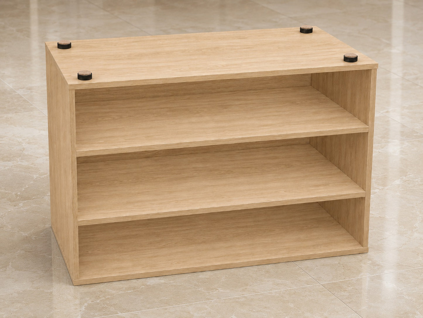 4 pieces of robust furniture glides, load capacity: 600 kg, black, diameter: ⌀25 mm, with felt pad, B573-25-BK for furniture, tables, cabinets, table legs
