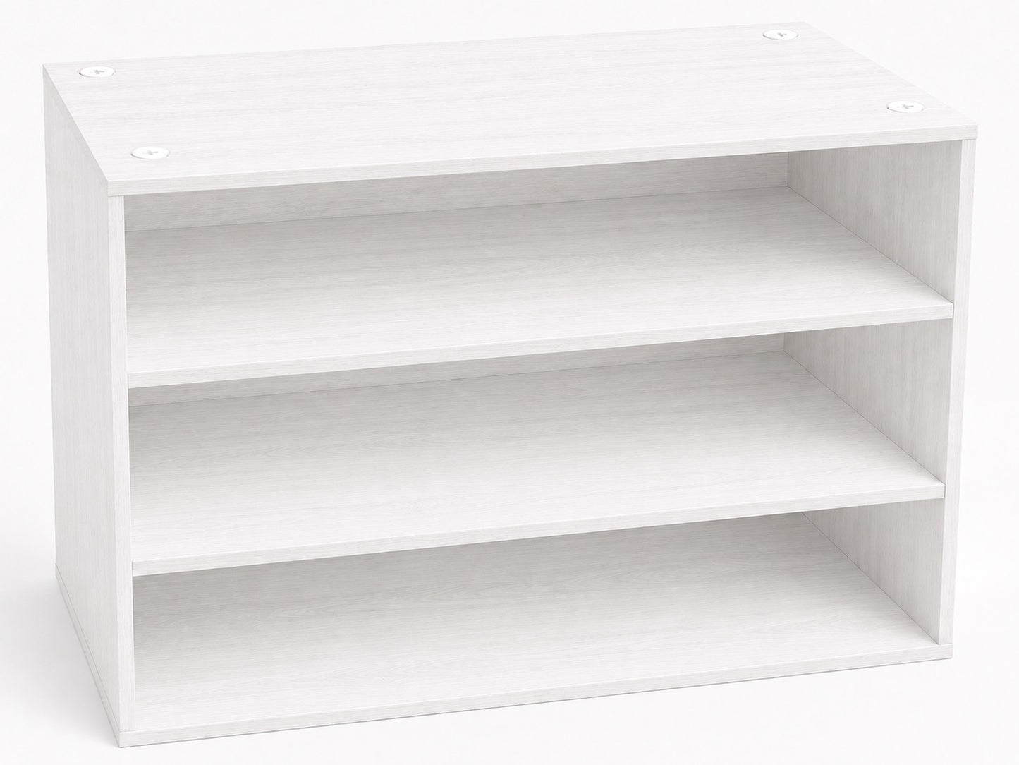 4 pieces of robust furniture adjusters, load capacity: 600 kg, white, diameter: ⌀25 mm, with Phillips head for screwdriver, B572-25-WH for furniture