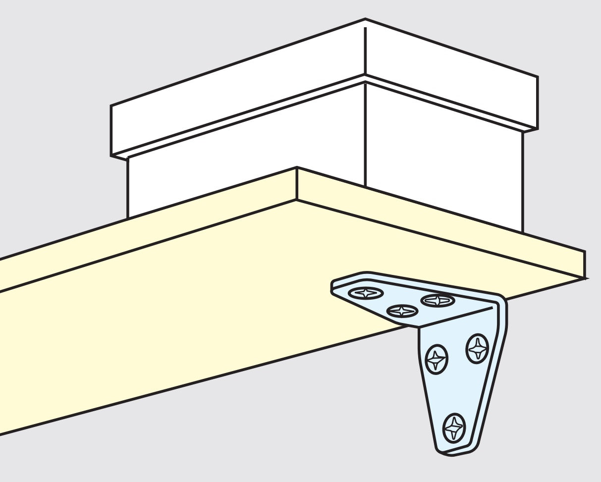 2 pieces of corrosion-resistant, robust mounting brackets, made of solid stainless steel, load capacity: 16 kg, surface: glossy polished, SV-40M. Shelf brackets for partition walls, shelves, and much more, from Sugatsune / LAMP® (Japan)