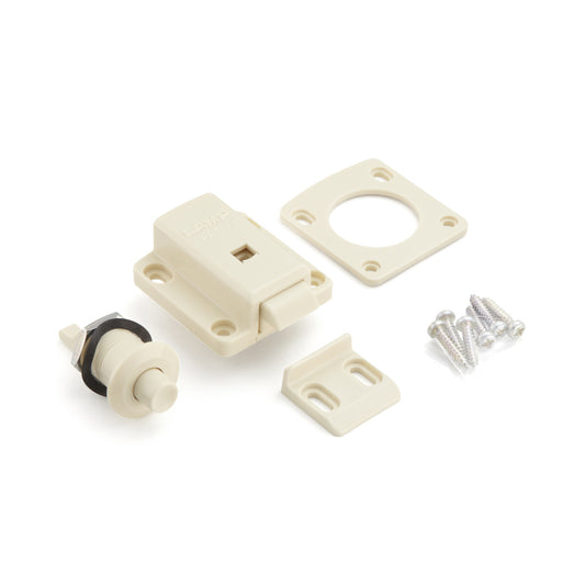 Push-Knopf-Verschluss für dicke Möbeltüren von 22 bis 25 mm SL-B251-I von Sugatsune, Elfenbein. Produktbild
