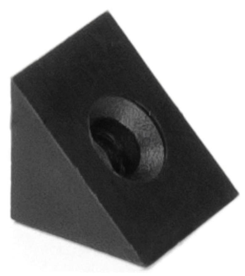 20 fixations rectangulaires pour fond de meuble, avec trou de raccordement, filetées, en plastique robuste, noires, 11,5 mm (0,5") 9069717. Cale de tiroir E.AF.B pour étagères, fonds de meuble, fonds de tiroir et bien plus encore, par EMUCA.