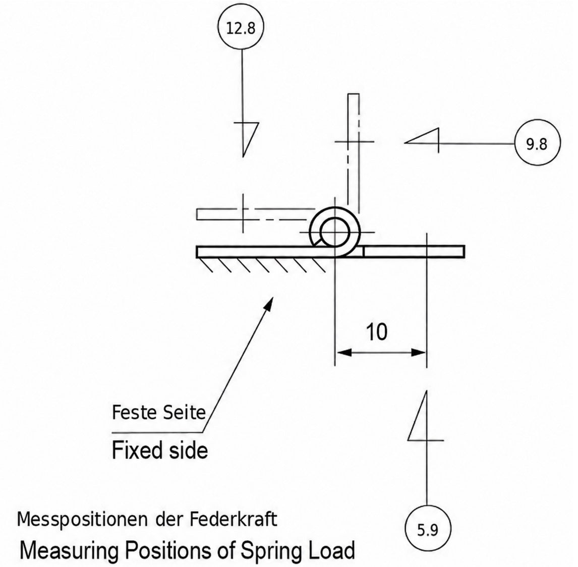 2 pieces of high-quality stainless steel spring hinge, made of SUS304 stainless steel, 38 mm (1-1/2″), TH-61SUS-3 for equipment flaps, cabinet doors, covers