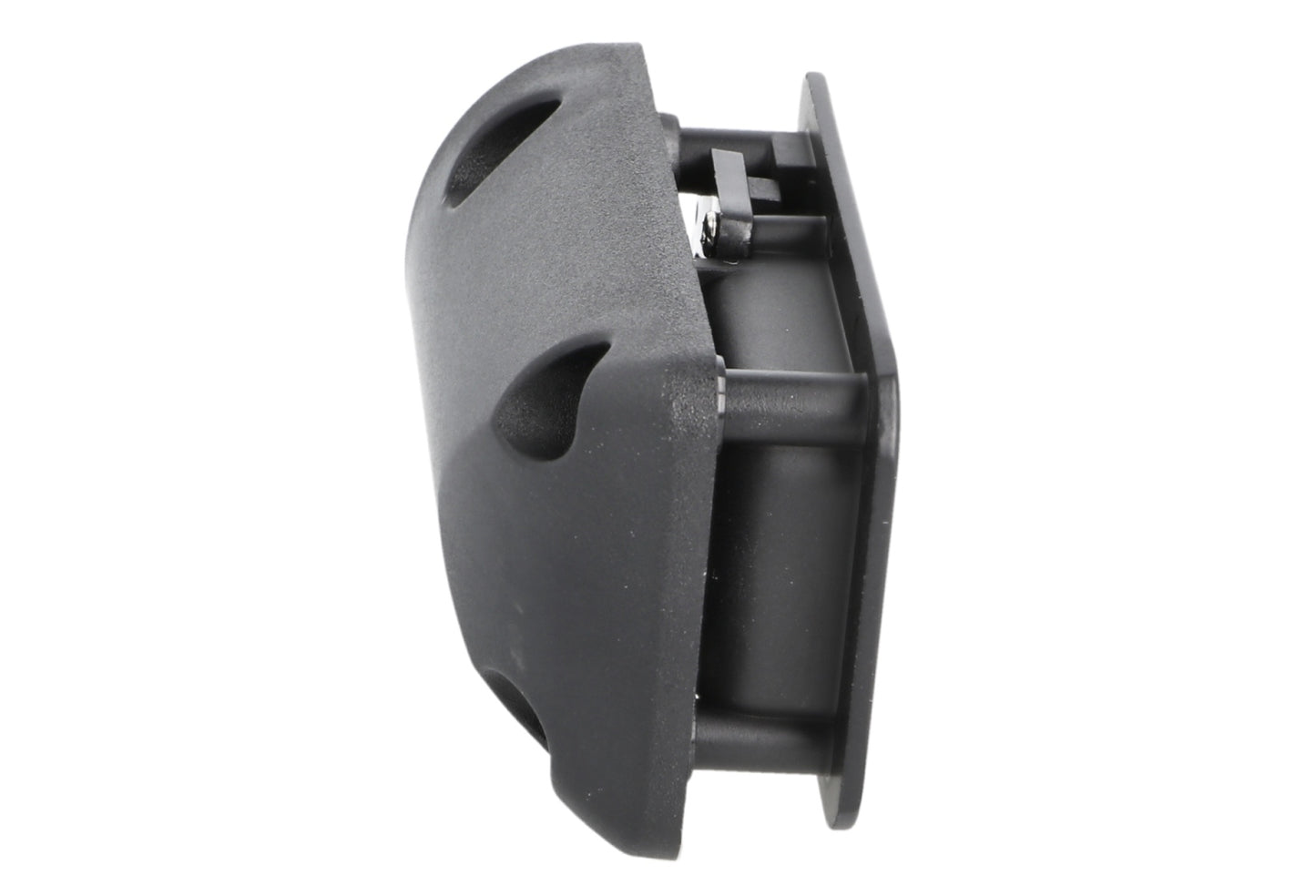 High-quality snap lock with folding handle, made of Zamak, surface: black, 14.03.091-0 for caravans, yachts, mobile homes, private jets, motorhomes