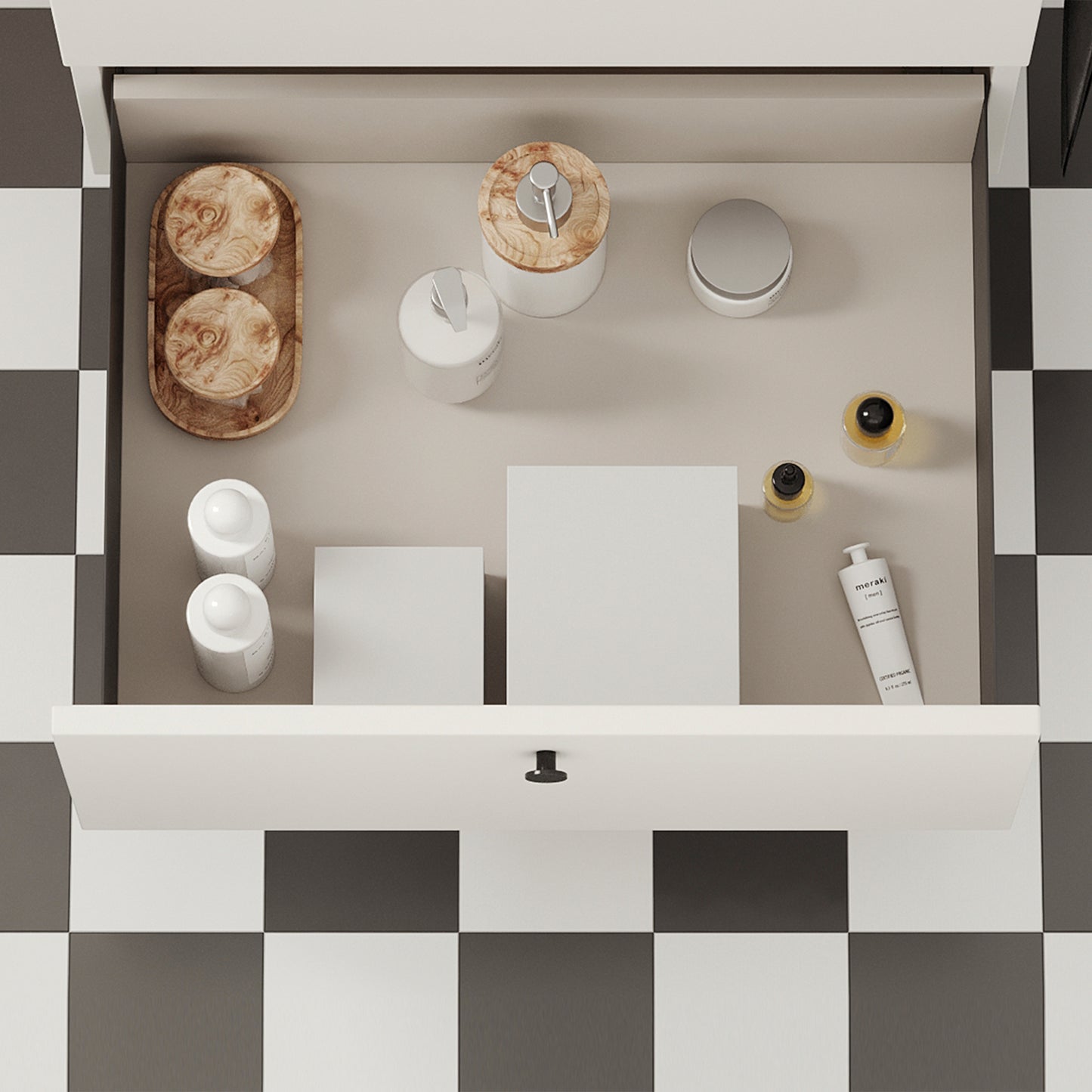 Schubkasten Set, mit extra dünnen Zargen, Höhe: 88 mm, anthrazitgrau, Schubladentiefe: 450 mm, Teilauszug mit Soft-Close, 3275335 für Küchenmöbel