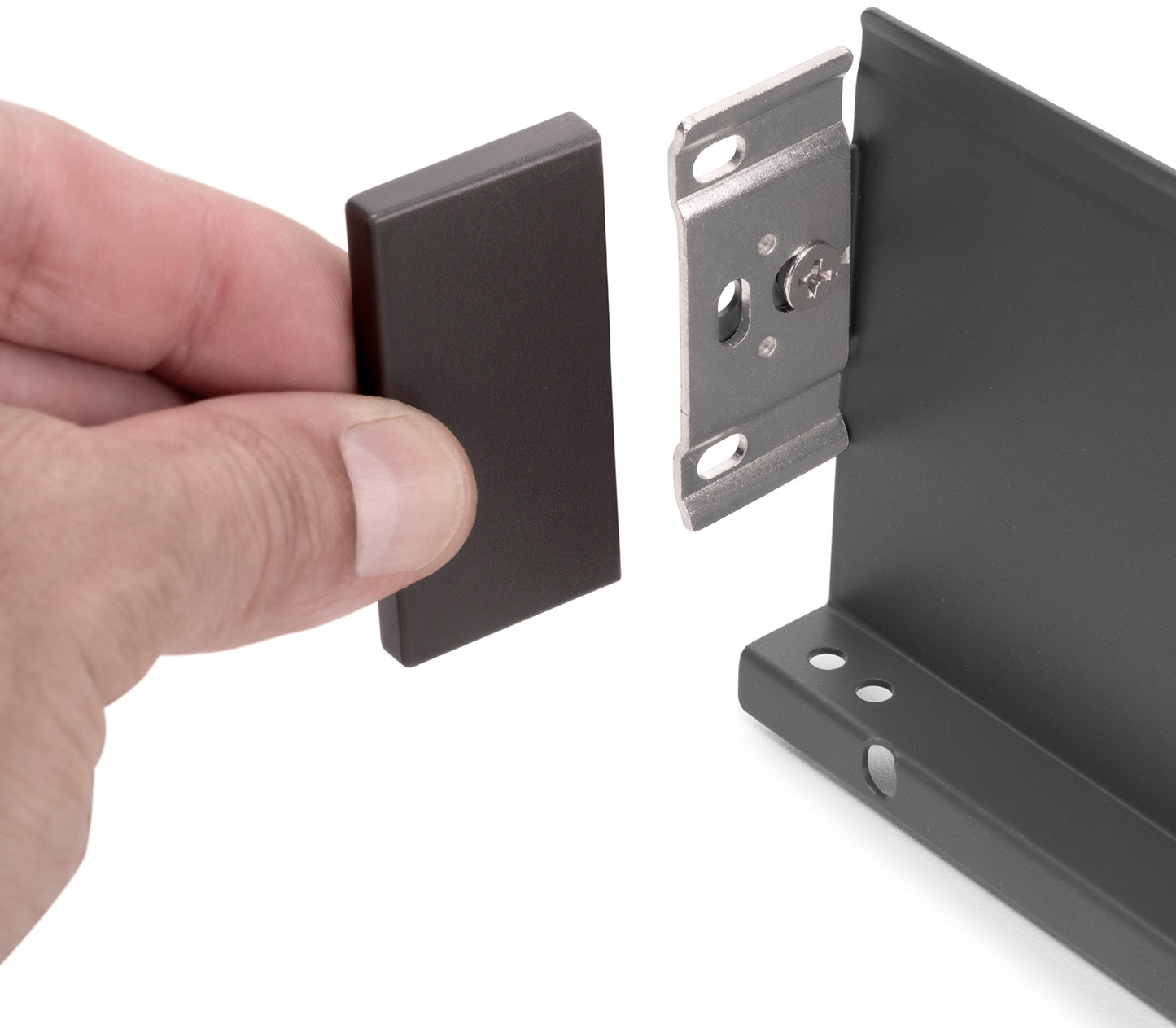 Schubkasten Set, mit extra dünnen Zargen, Höhe: 88 mm, anthrazitgrau, Schubladentiefe: 300 mm, Vollauszug mit Soft-Close, 3275035 für Küchenmöbel