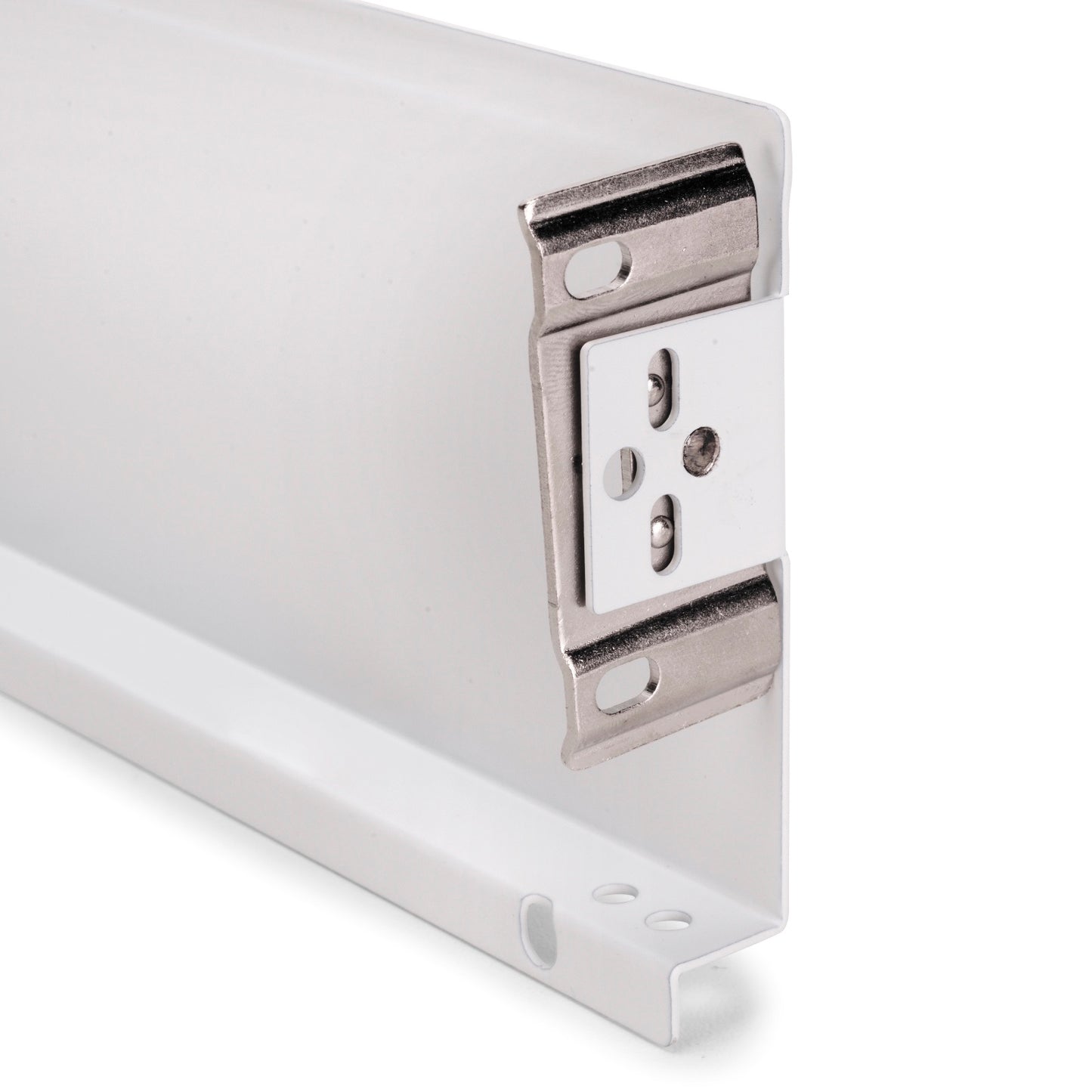 Drawer set with extra-thin sides, height: 88 mm, white, drawer depth: 390 mm, partial extension with push-to-open mechanism, 3275212 for kitchen furniture