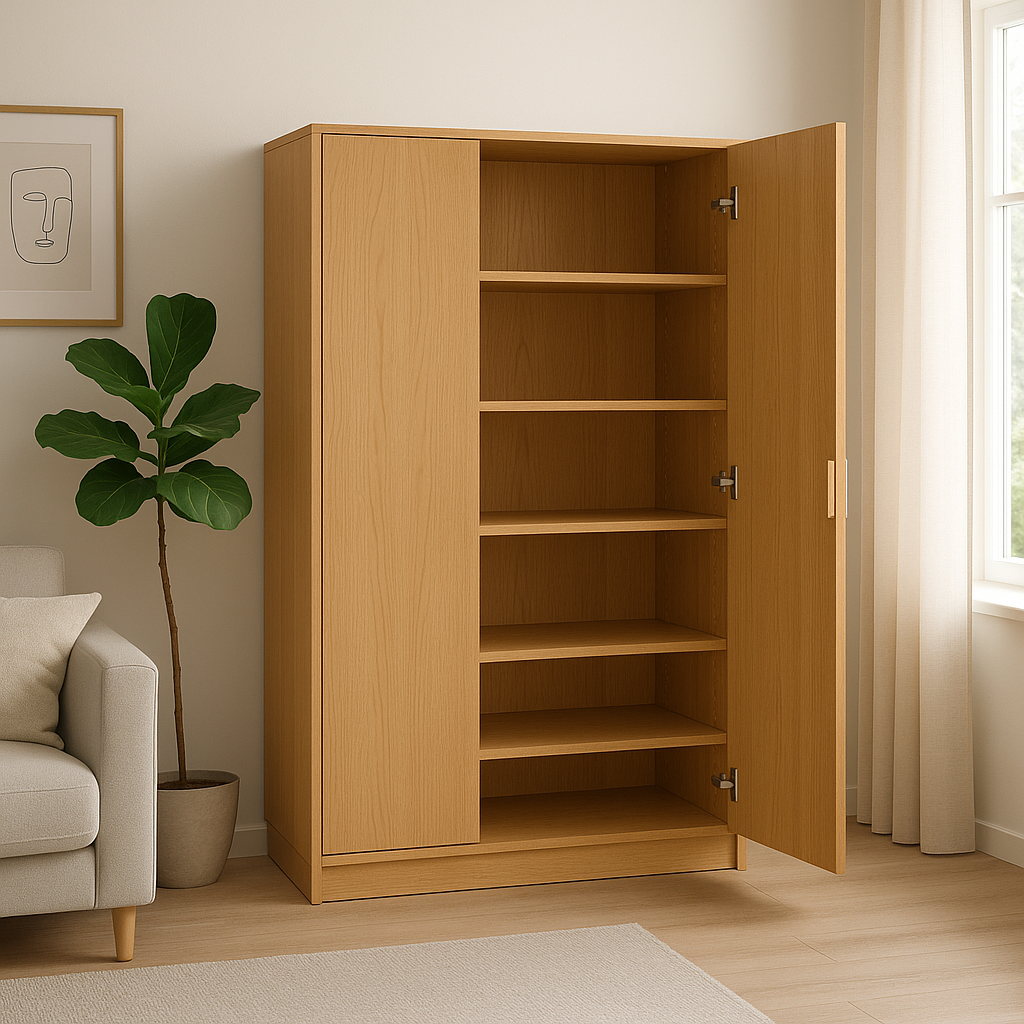 20 Stück selbstklebende Bohrlochabdeckung, aus Kunststoff, Oberfläche: Birkenholzfarbe, 13 mm (33/64″), 5128930 für Möbel, Schrank, Tisch, Bett