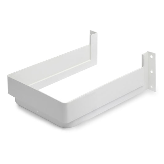 High-quality siphon cutout, made of plastic, surface: white, 3011915 for vanity unit, kitchen cabinet, bathroom cabinet, siphon, drain