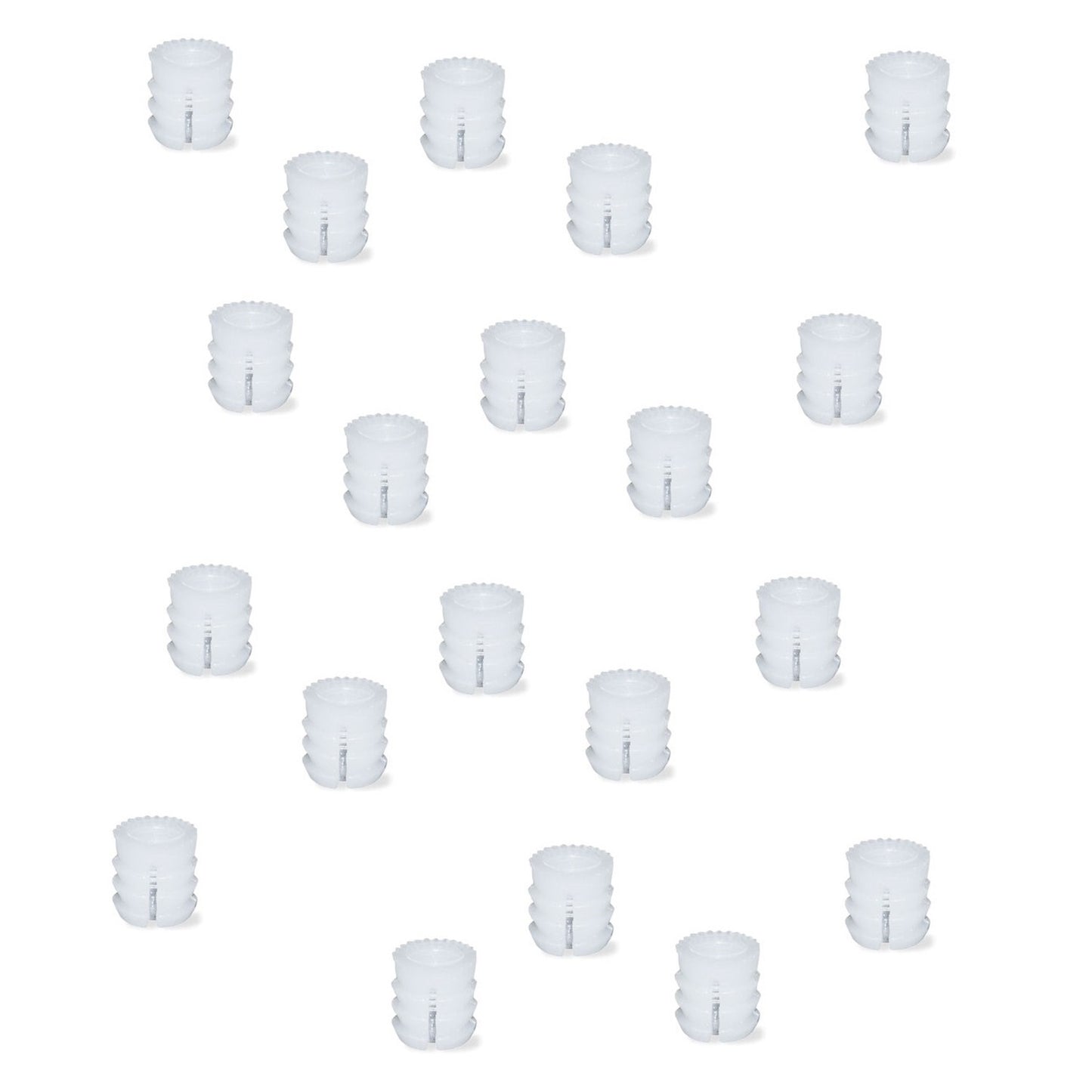 Manchon d'expansion de haute qualité, 20 pièces, avec filetage intérieur M6, en nylon (PA), 13 mm (33/64″), 9007820 pour pièces en bois, assemblages de meubles, boîtiers électroniques