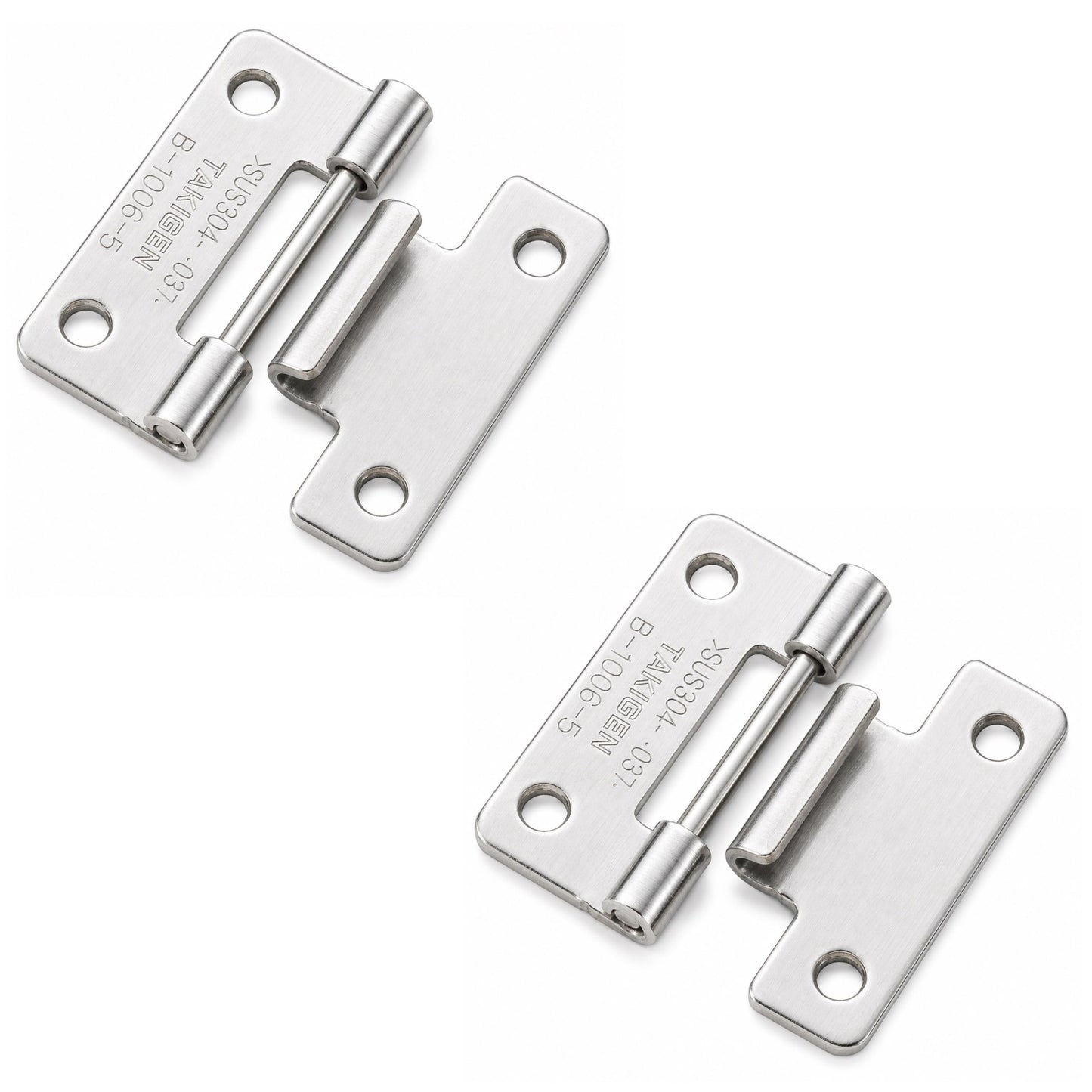 2 Stück hochwertiges Steckscharnier, B-1006-5, Höhe: 30 mm, von TAKIGEN, Tragkraft: 2 kg (5 lbs). Produktbild
