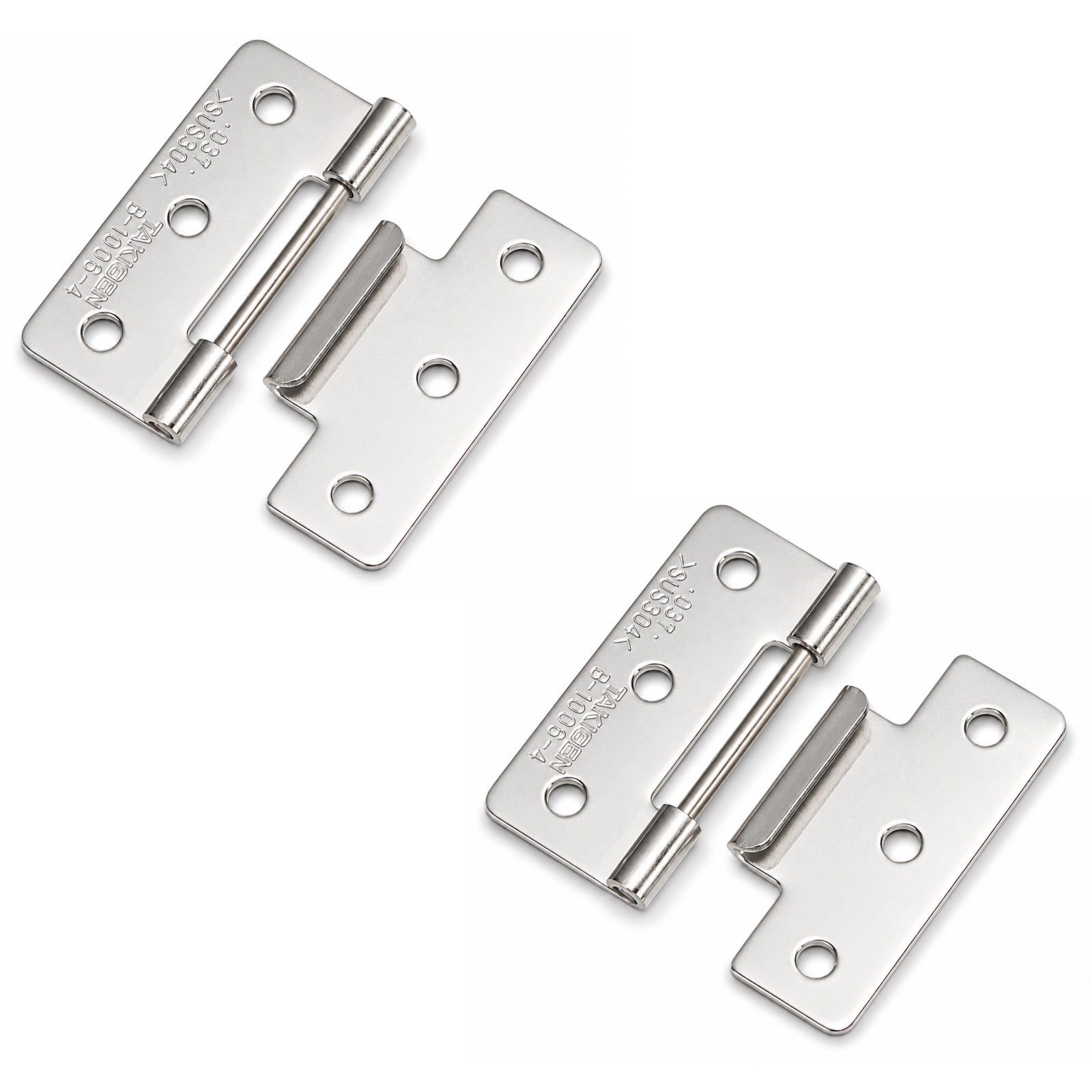 2 Stück hochwertiges Steckscharnier, B-1006-4, Höhe: 36 mm, von TAKIGEN, Tragkraft: 3 kg (7 lbs). Produktbild
