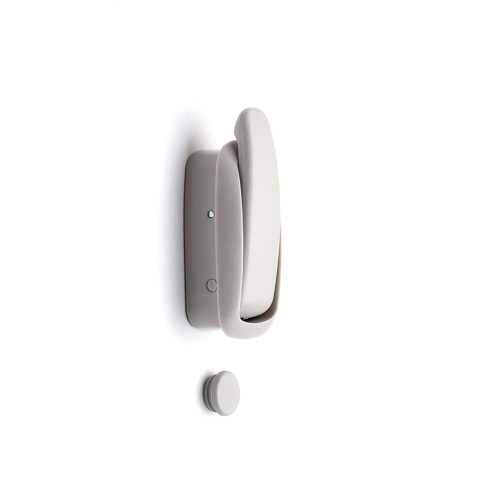 Crochet pliant de haute qualité avec fonction de fermeture en douceur. Patère auto-pliante amortie NF-47D-DGR de Sugatsune / LAMP® (Japon)