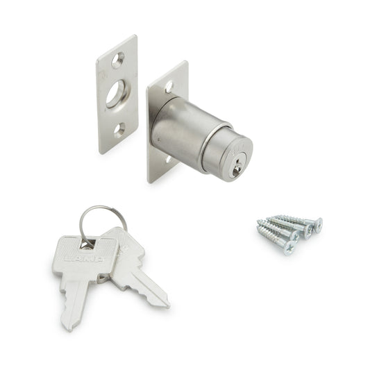 Push-button lock, keyed alike 2110M-D, by Sugatsune / LAMP (Japan)