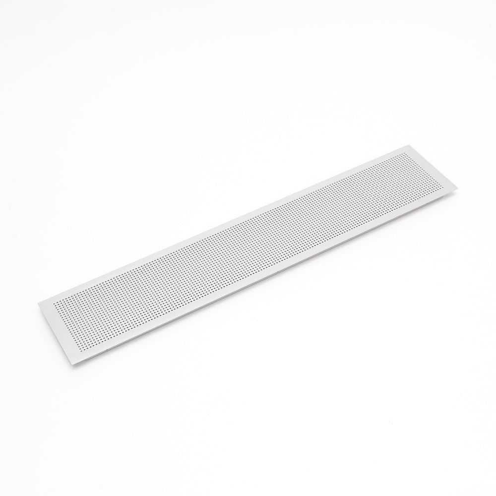 Grille de ventilation avec entrée de câble, grille de ventilation monobloc APK-K70P-BL, par Sugatsune / LAMP (Japon)