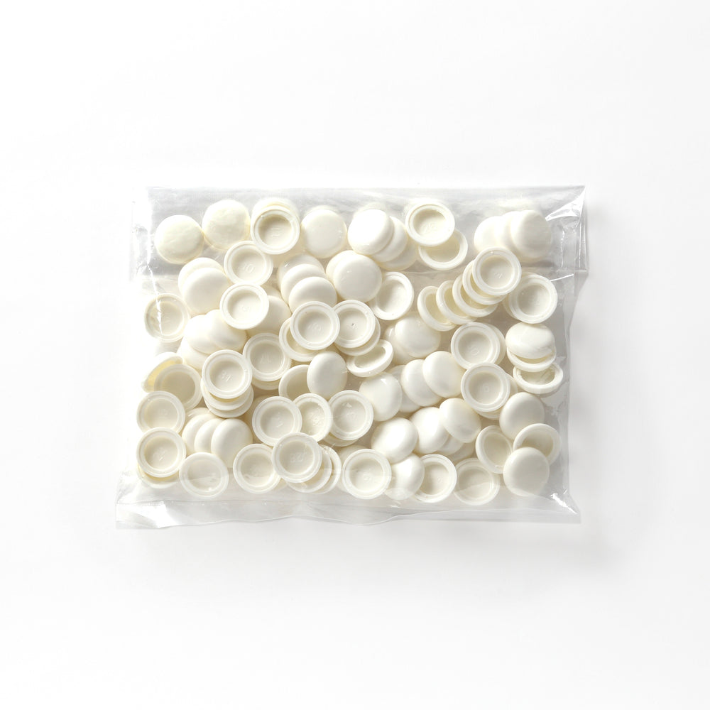 Cap for setup, pack of 100, CS-492-M3-IV-P100, by Sugatsune / LAMP (Japan)