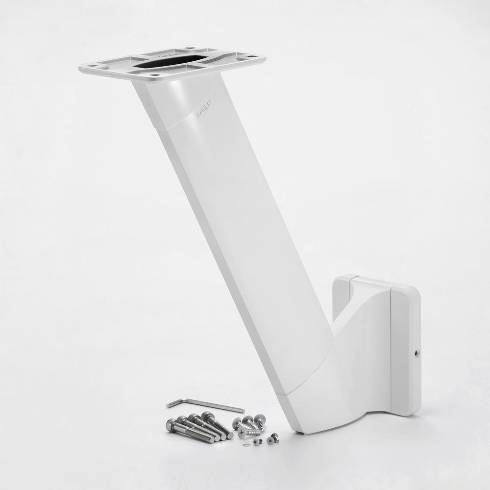 Bar console, aluminum, vertical, 60° CTB65-VM60-300-WT, by Sugatsune / LAMP (Japan)