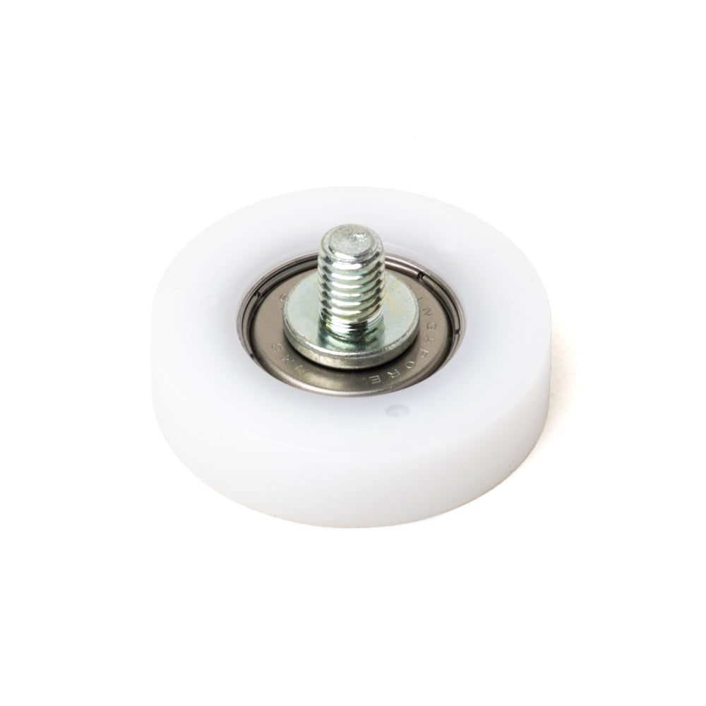 Roulette de résistance moyenne avec insert en acier, surface de roulement plate DT-35-BH1-608ZZ-9, par Sugatsune / LAMP (Japon)