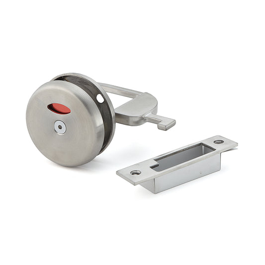 Rotary latch with free/occupied indicator ET-125T, from Sugatsune / LAMP (Japan)