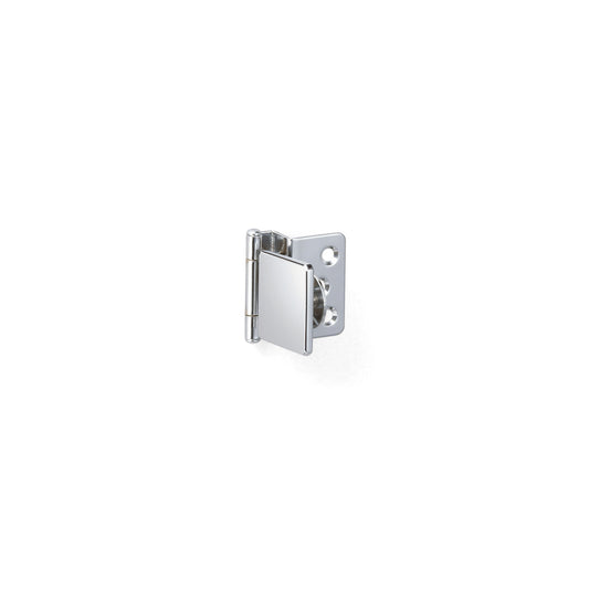 Glass door hinge, semi-flush mount GH34-8CR-K, by Sugatsune / LAMP (Japan)