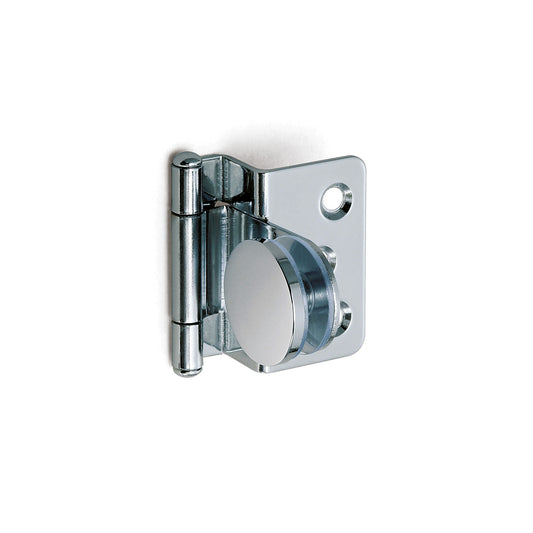 Glass door hinge, semi-flush mount GH34-8CR, by Sugatsune / LAMP (Japan)