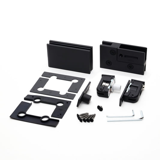 Glass door hinge GS-GH50-BL, by Sugatsune / LAMP (Japan)