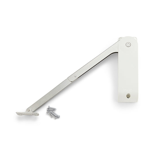 Heavy-duty soft-down flap fitting HDS-10ML-WT, by Sugatsune / LAMP (Japan)