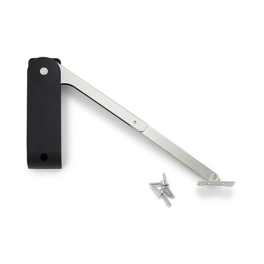 Heavy-duty soft-down flap fitting HDS-10MR-BL, by Sugatsune / LAMP (Japan)