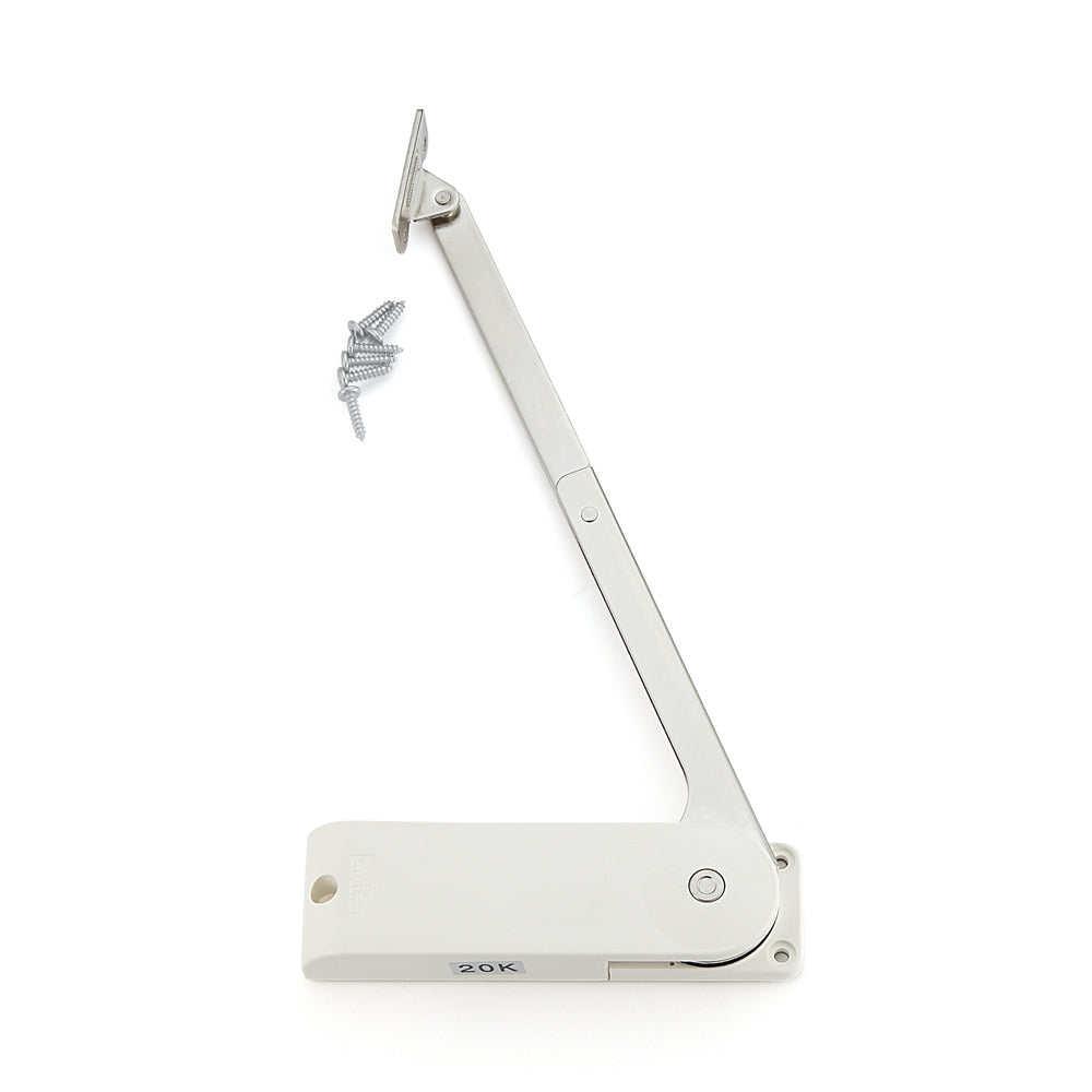 Heavy-duty soft-down flap fitting HDS-20HR-WT, by Sugatsune / LAMP (Japan)