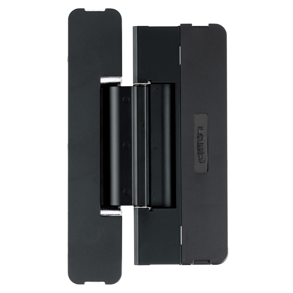 Concealed hinge for thin frames, black HES1F-140-BL, by Sugatsune / LAMP (Japan)