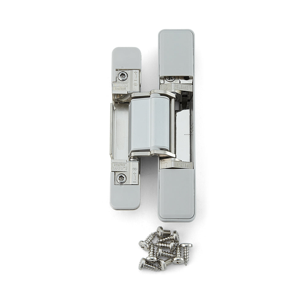 Scharnier für unsichtbaren Anschlag, 3D-verstellbar HES3D-V135LGR, von Sugatsune / LAMP (Japan)