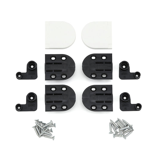 Damping hinge, with cover, white HG-JHM16-34WT, by Sugatsune / LAMP (Japan)