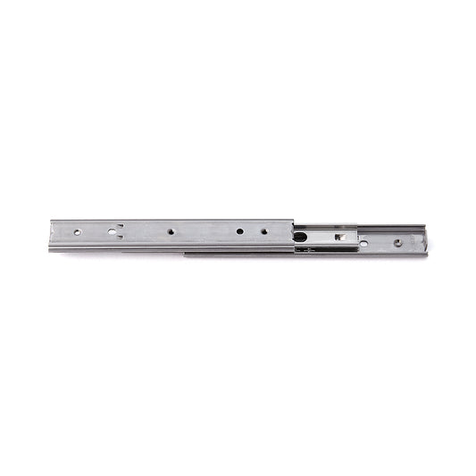 Stainless steel mini drawer slide, full extension SCR3-15-100B, by Sugatsune / LAMP (Japan)