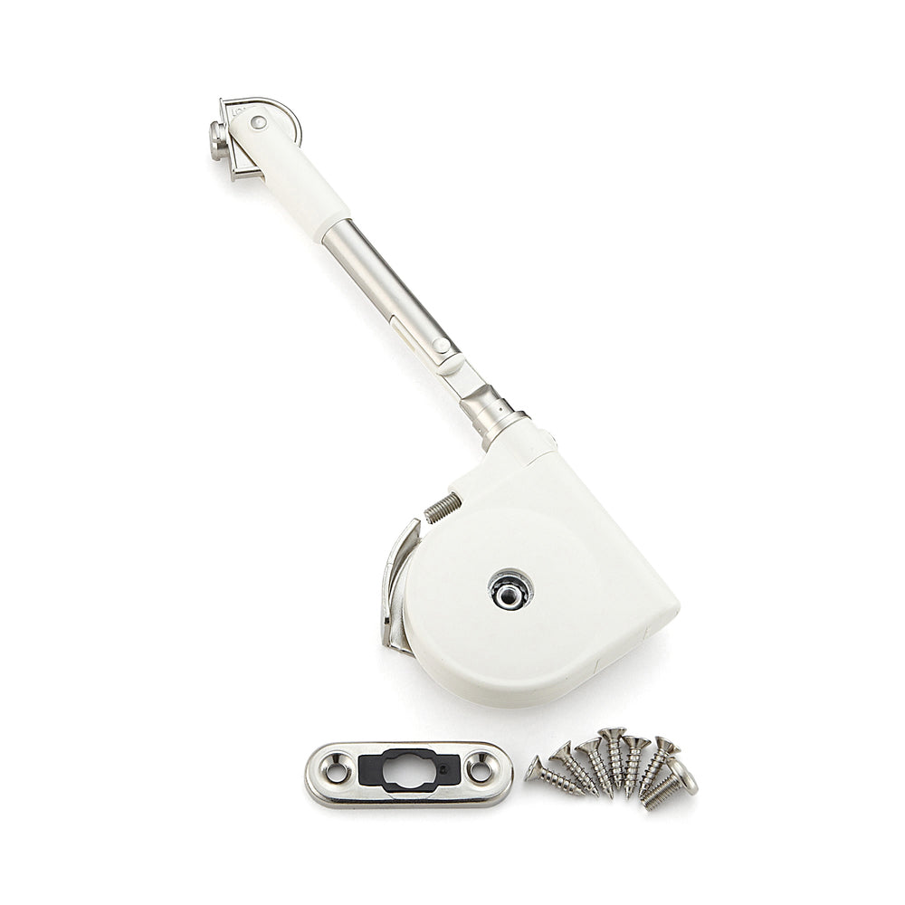 Soft-down flap fitting SDS-201-W, from Sugatsune / LAMP (Japan)