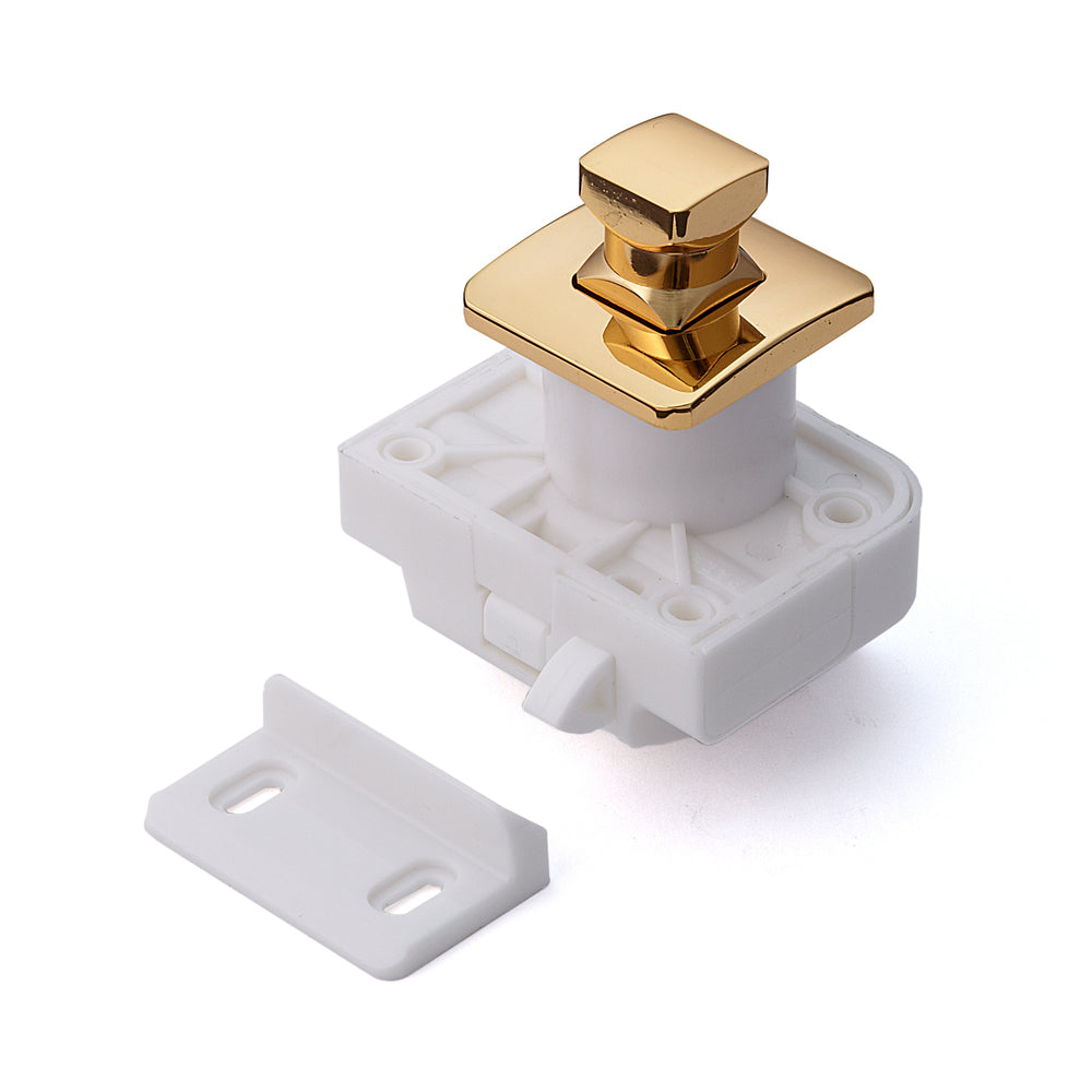 Drückknopf-Verschluss, Knopf TLP-S-BB-G, von Sugatsune / LAMP (Japan)
