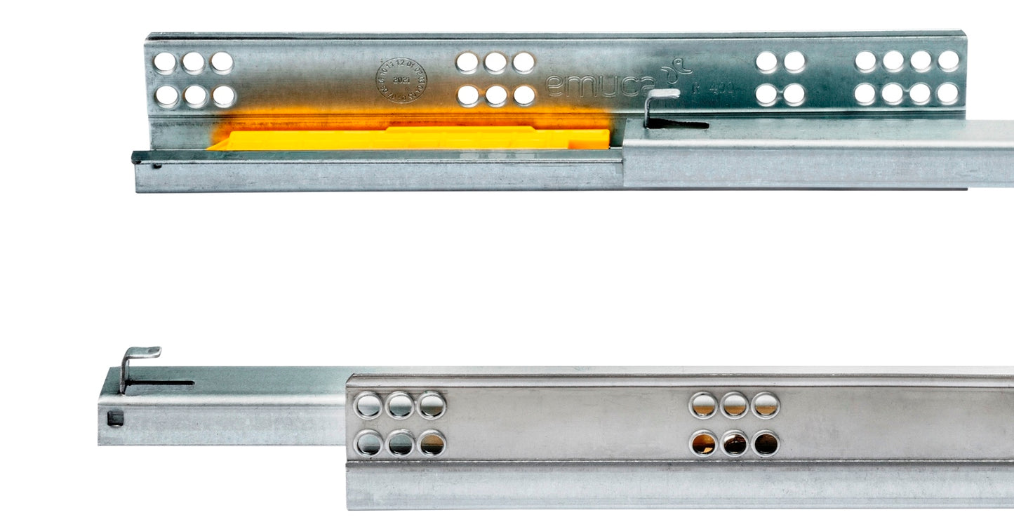 Unterflurführungen, Tragkraft: 25 kg (56 lbs), 450 mm (17-23/32″), Ausführung: Teilauszug mit Push-to-open, 3123405 für Holzschublade, Holztablar