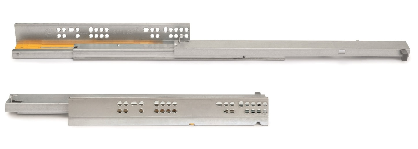 Unterflurführungen, Tragkraft: 30 kg (67 lbs), 500 mm (19-11/16″), Vollauszug mit Soft-Close, 3124505 für Holzschublade, Holzschubkasten, Holztablar