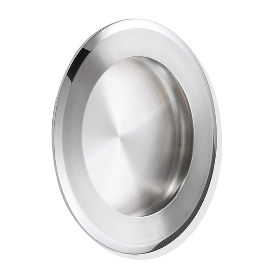 ZweiL® stainless steel flush pull, 125 mm (5") ZL-2501-125. High-quality, solid and elegant flush pull made of the finest V4A (SUS316) stainless steel for exclusive interior design and high-quality furnishings by Sugatsune / LAMP® (Japan).